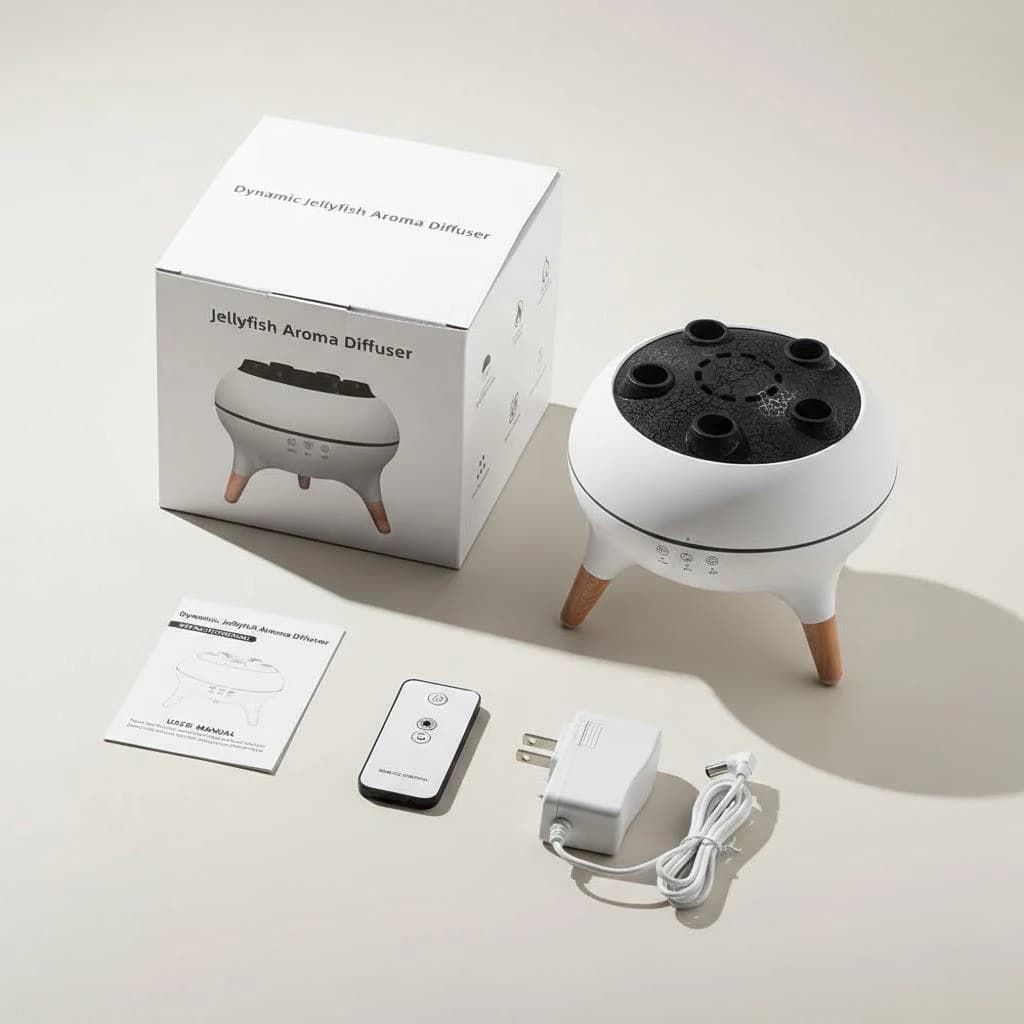 Humidificateur d'aromathérapie à ultrasons 28 dB, diffuseur de brume froide avec 7 lumières LED colo