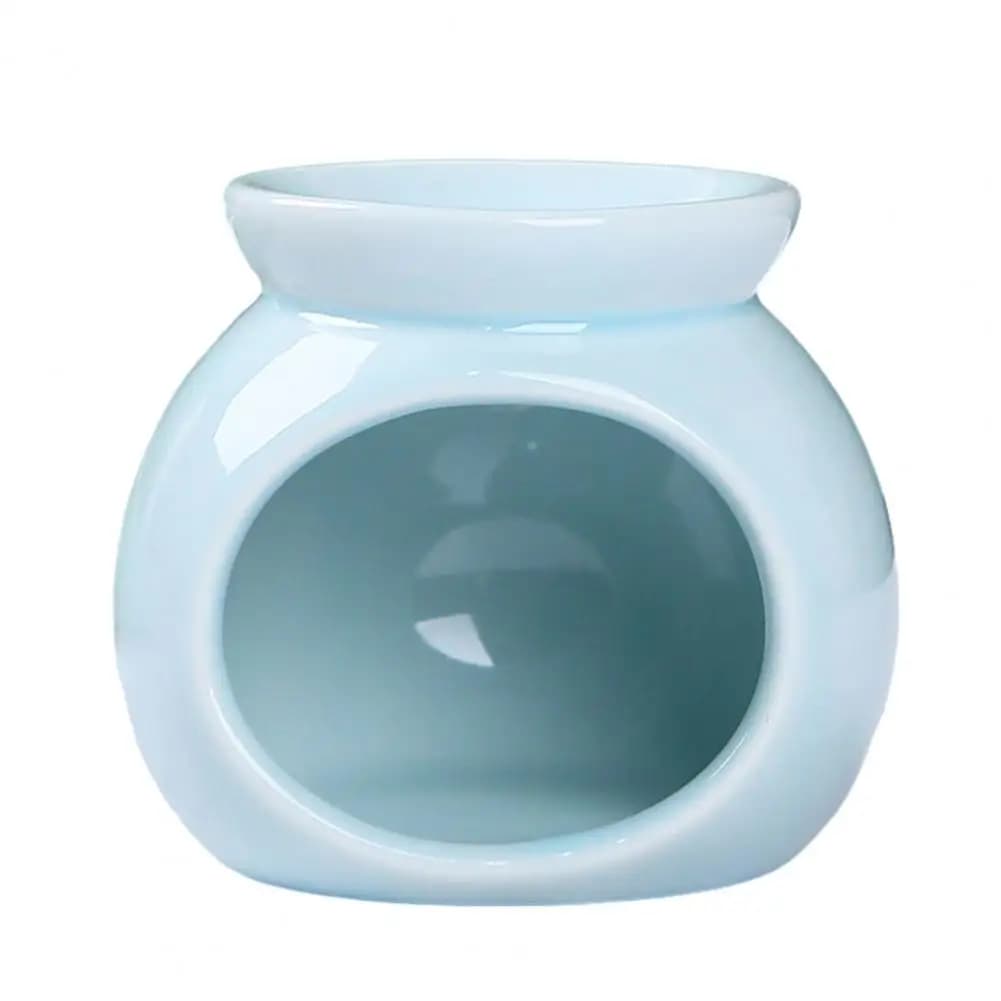 Chauffe-cire réutilisable en céramique, brûleur d'huiles essentielles en céramique, porte-bougie cha
