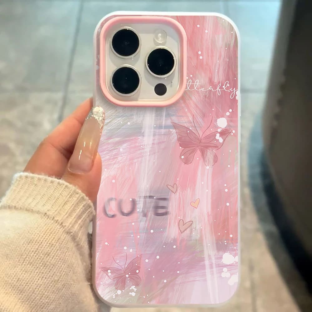 Coque en silicone rose de luxe pour Samsung Galaxy S26 S25 S24 S23 Ultra S22 Plus FE A56 A57 A55 A54