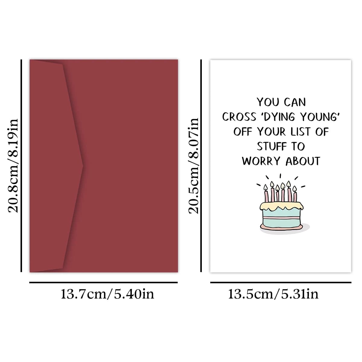 1 pièces, carte joyeux anniversaire drôle, cadeaux d'anniversaire uniques, cadeaux d'anniversaire un