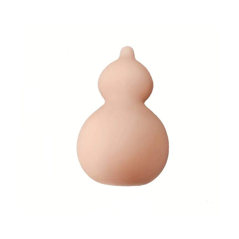1 statue de gourde relaxante - Design unique et texture douce, idéale pour la décoration de la maiso