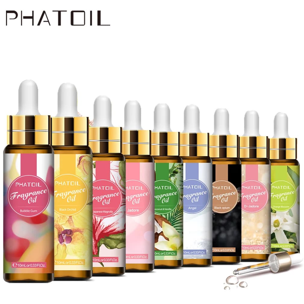 PHATOIL – diffuseur d'huile essentielle de parfum de café, noix de coco et de vanille, 10ML, avec co