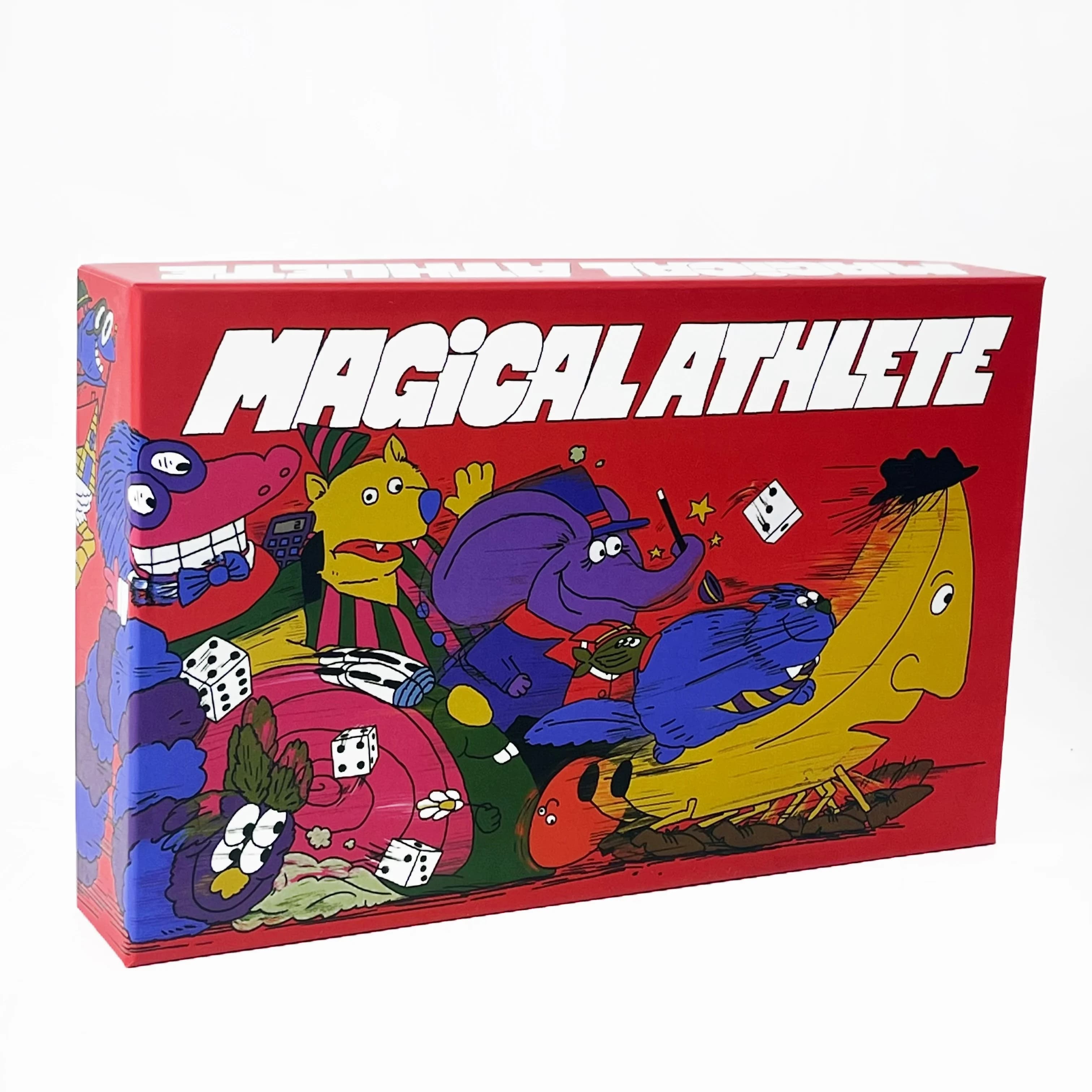 Jeu de société Deluxe Big Box Party : Athlète Magique – Amusements de course hilarants, parfait pour