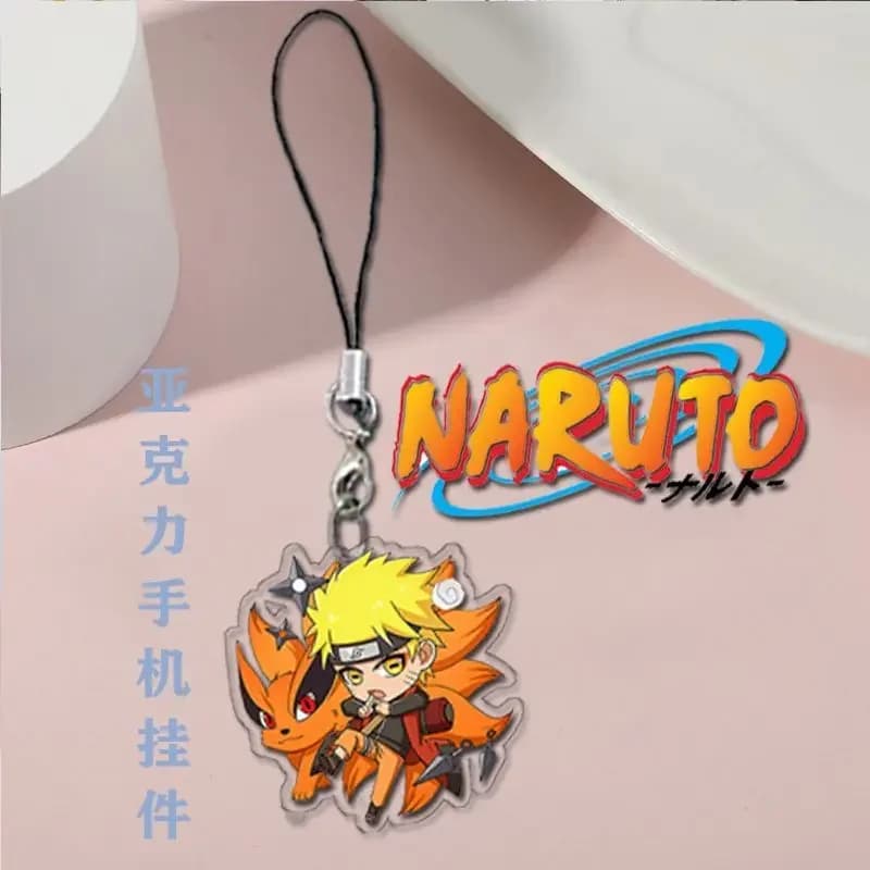 NarAAcute-Pendentif décoratif polyvalent, motif de dessin animé, chaîne de téléphone portable en acr