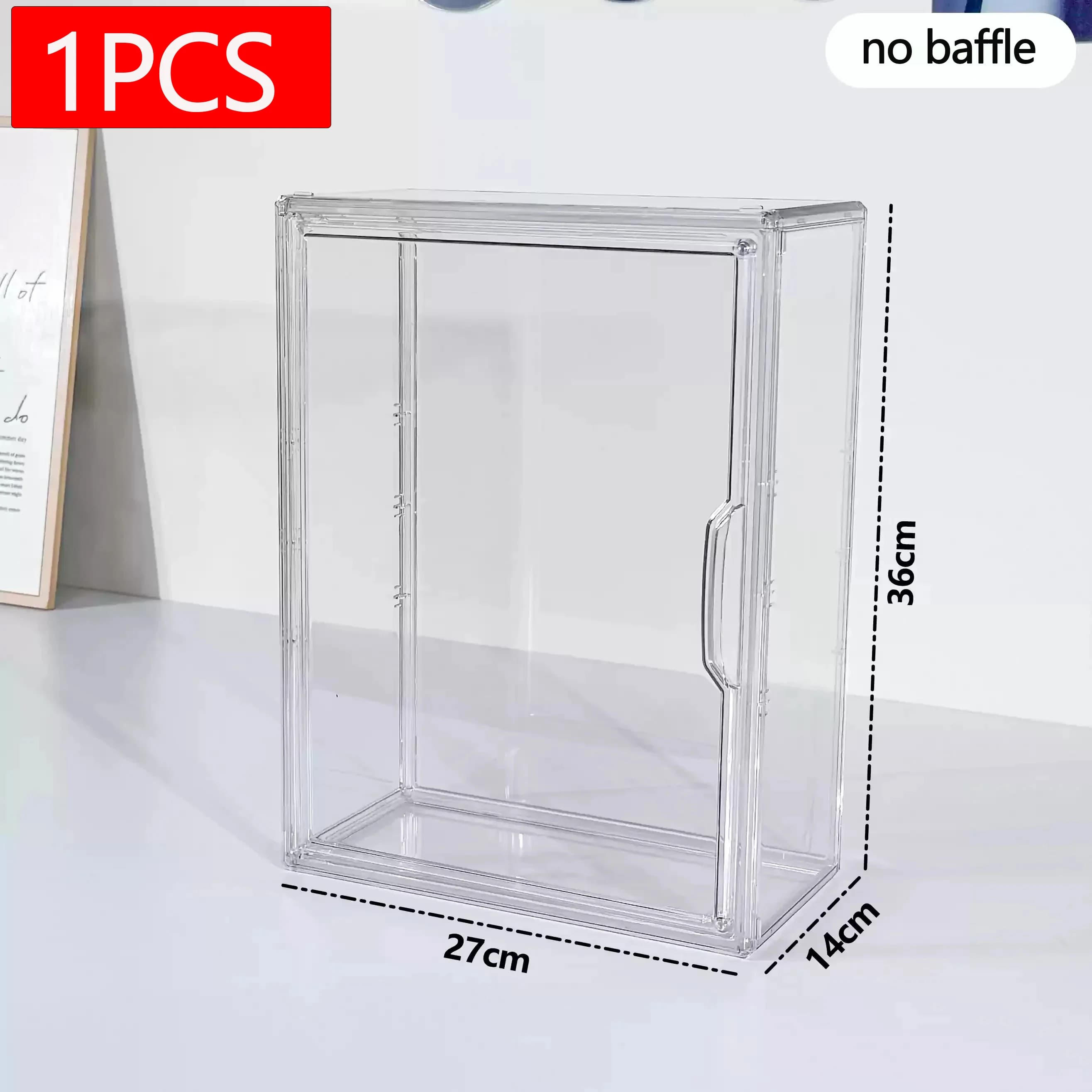 Nouveau Labubu boîte de rangement boîtes d'affichage en acrylique Transparent anti-poussière poupée 
