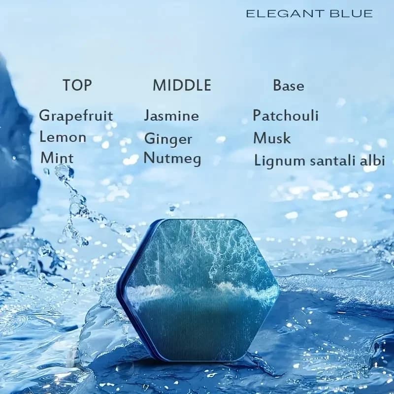 Parfum solide rafraîchissant pour homme - Parfum solide à la vanille longue durée, parfum solide por