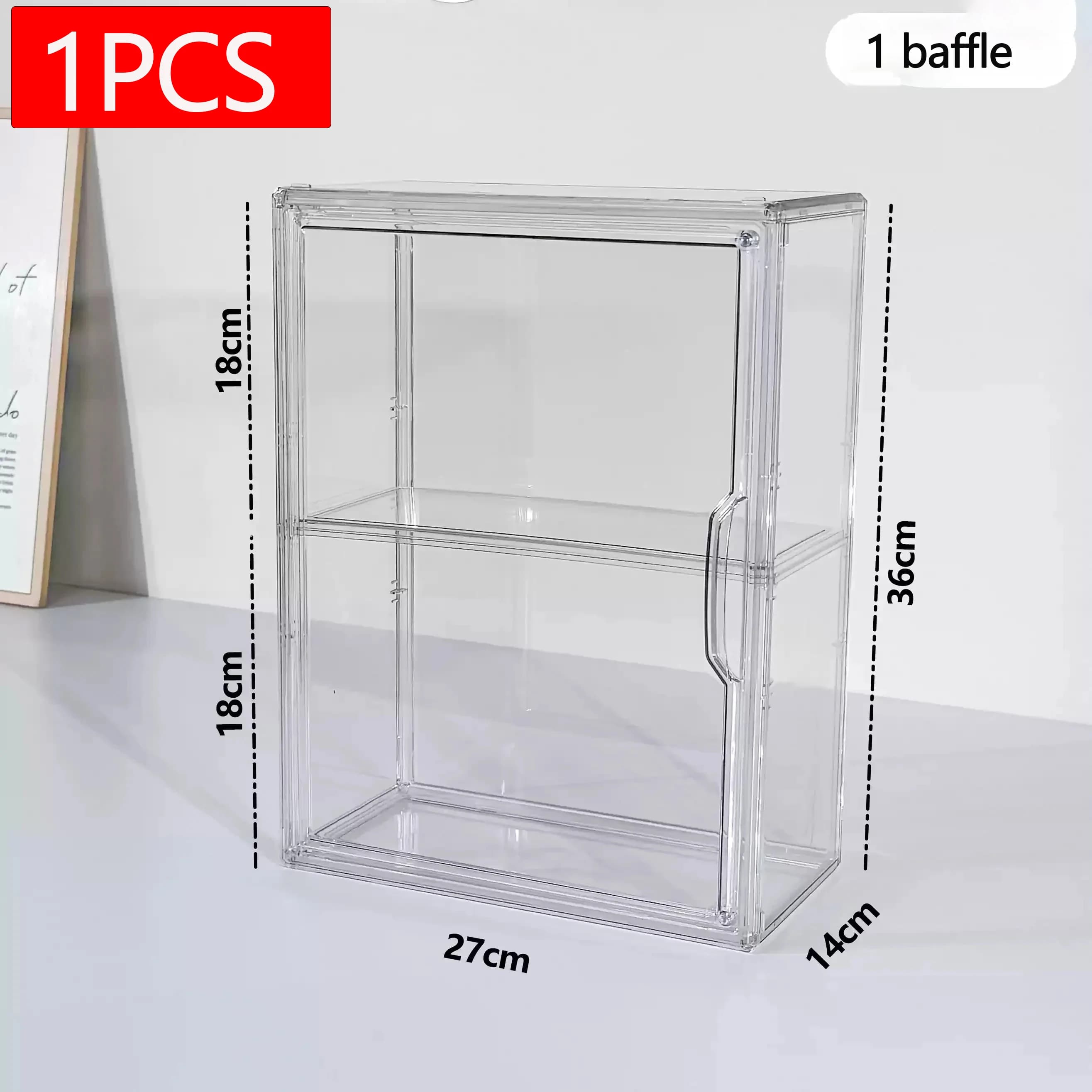 Nouvelle boîte de rangement Labubu, présentoirs transparents en acrylique, anti-poussière, pour figu