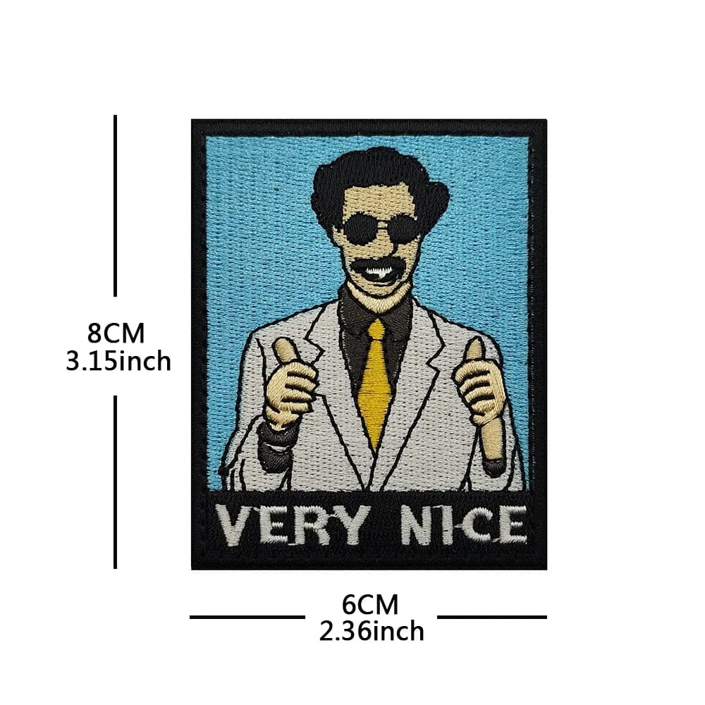 Badge accessoire de sac d'extérieur, très joli, grand pouce vers le haut, brassard brodé, Image de p