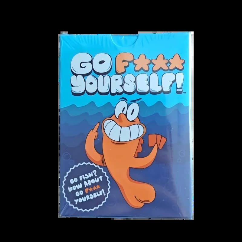 Jeu de cartes Go Fish : Cadeau amusant et original, jeux de société hilarants avec un twist, jeu de 