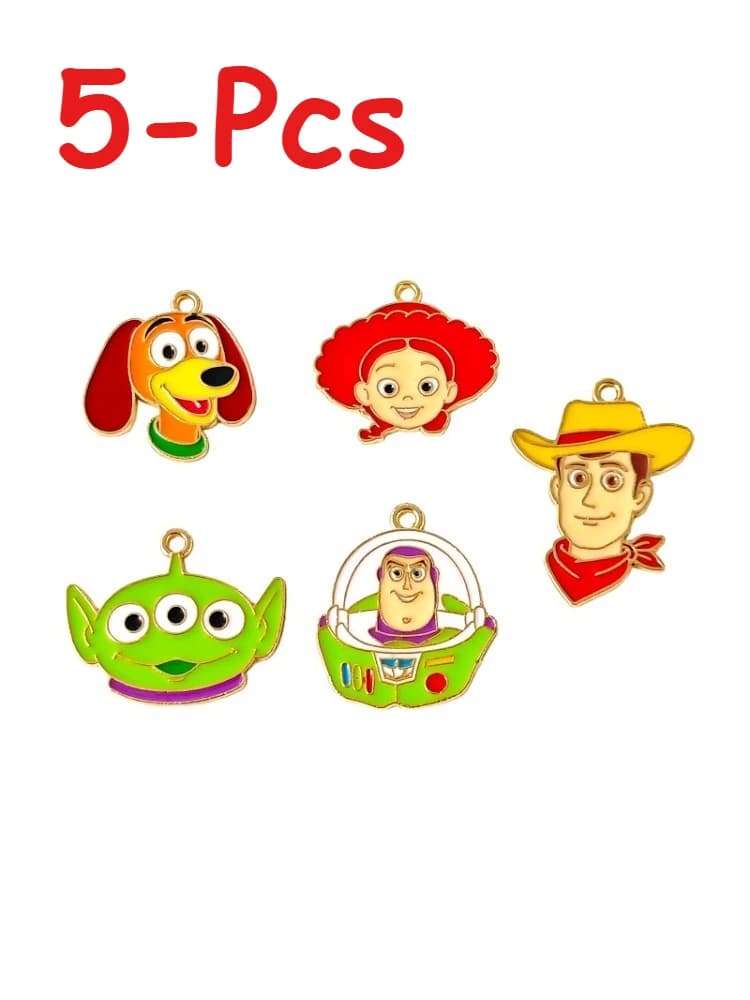Accessoires de dessin animé et de l'anime Toy Story Buzz Lightyear, porte-clés en alliage émaillé DI