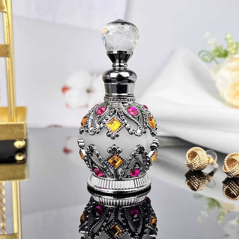 Bouteille de parfum à fente pour tous les jours, huile essentielle, style africain, stockage arabe, 