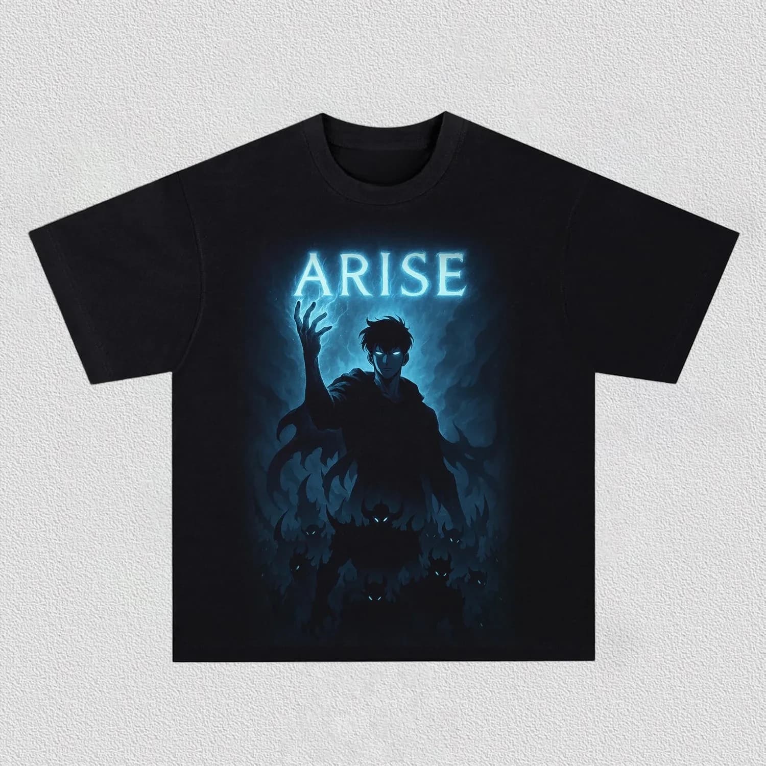 T-shirt imprimé Solo Leveling Sung Jin-Woo Anime, vêtements pour hommes et femmes, nouvelle collecti