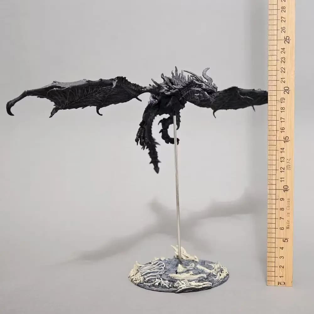 Elder V Skyrim Alduin Deluxe figurine coffret dragon Figure
