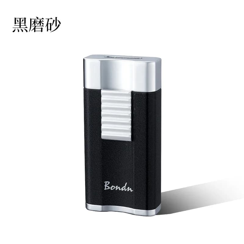 Briquet gonflable à flamme bleue plate BD8071, coupe-vent, feu Direct, allume-cigare haut de gamme, 