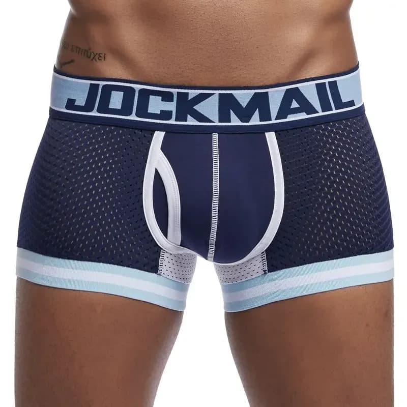 CKMACanon-Boxer en Maille Respirante pour Homme, Sous-Vêtement de Marque, Culotte Sexy en Coton, Com