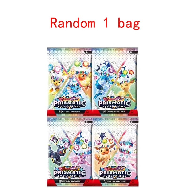 360 cartes Pokémon Scarlet & Violet Prismatic Evolutions, boîte Pokémon, booster anglais, Battle 151