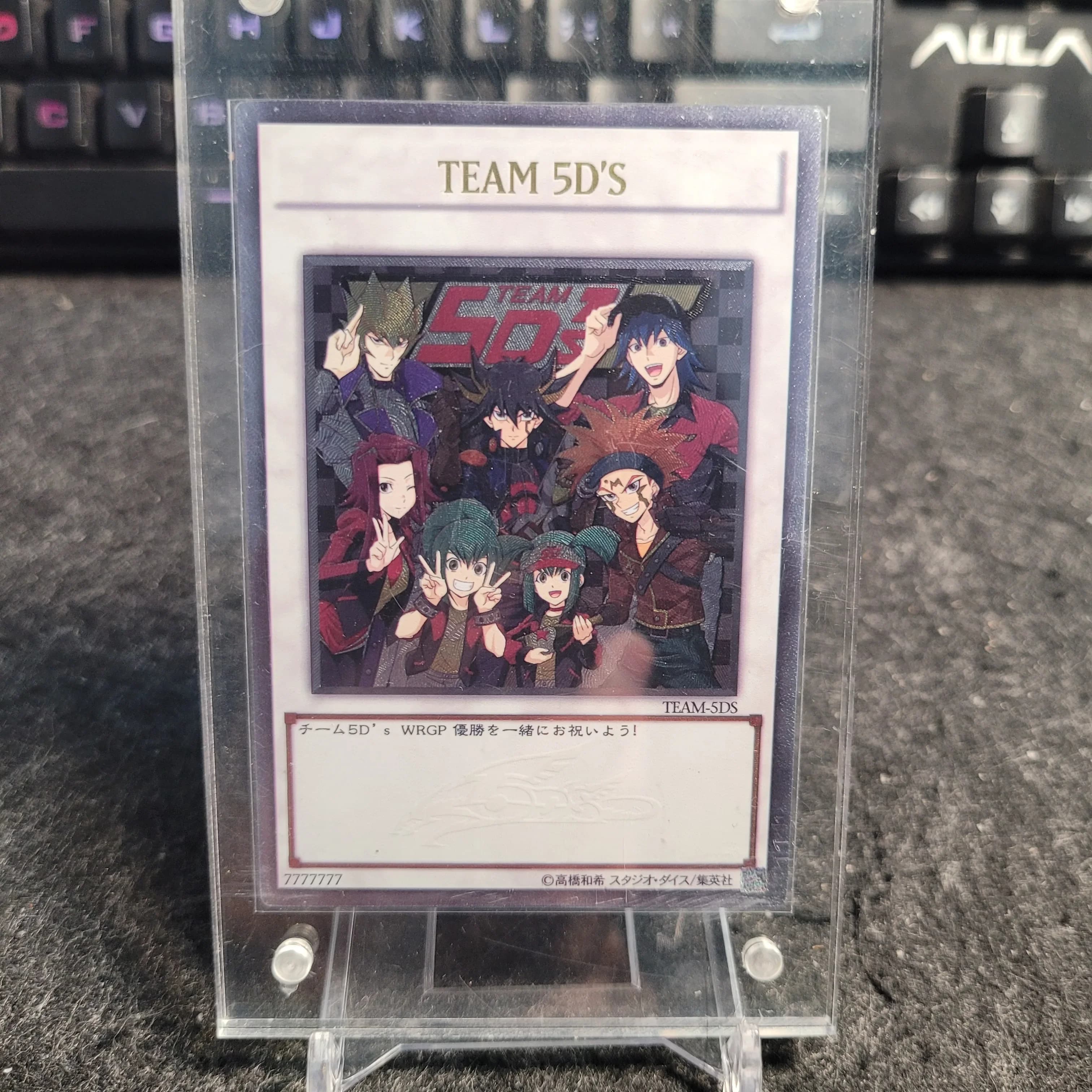 Yu-Gi-Oh UlOscar Rare TEAM-5DS/cadeau pour enfants de TEAM-5D jouets de carte de collection (non ori