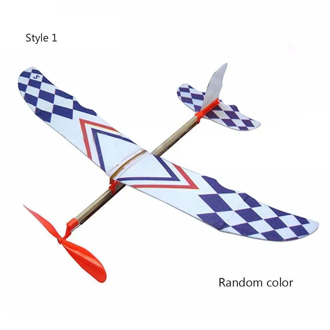 SOLDE Meilleur cadeau de Noël : Avion planeur volant à énergie élastique, modèle à assembler soi-mêm
