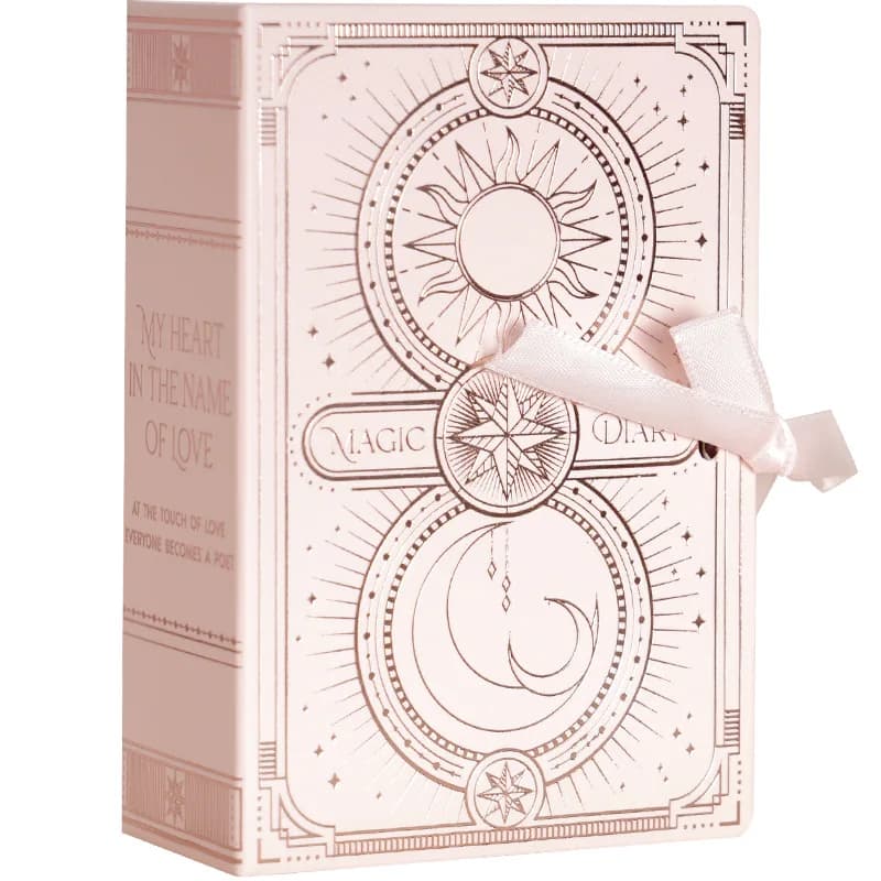 Boîte-cadeau de livre magique bronzant, emballage de bonbons, gâteau, strass, Noël, fête d'anniversa