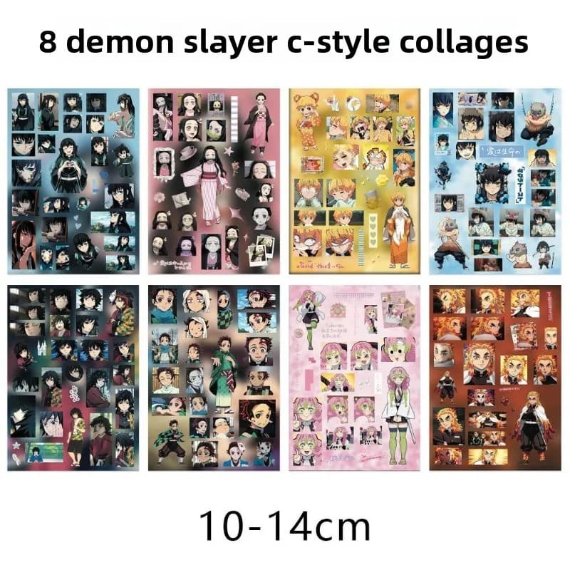 32 autocollants décoratifs Demon Slayer Nezuko et Zenitsu, style dessin animé, haute qualité, cadeau