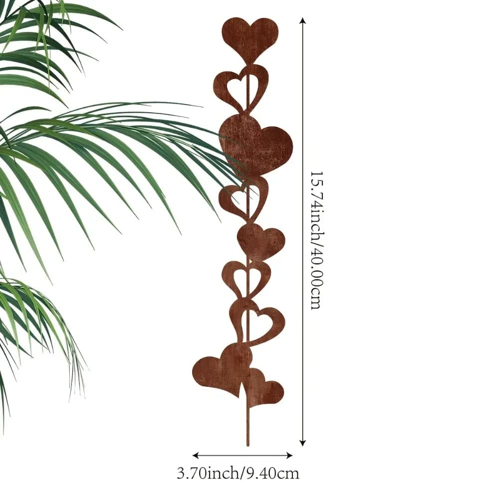 Décoration florale rustique en forme de cœur pour jardin d'amour, 1 pièce, cadeau idéal pour la fête