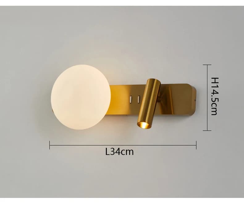 Applique Murale LED au Design Créatif Simple et Réglable, Luminaire Décoratif d'Nik, Idéal pour un S
