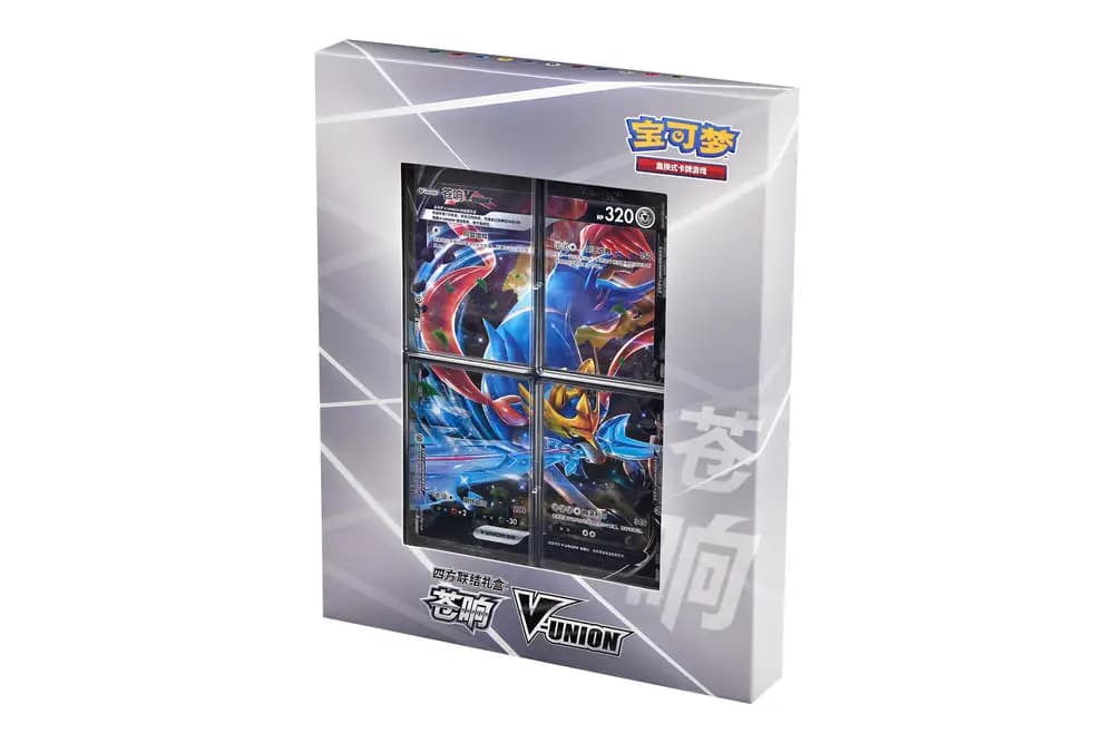 Véritable Original Pokemon PTCG Pikachu Morpeko Zacian Mewtwo V-UNION boîte-cadeau commerce Anime ca