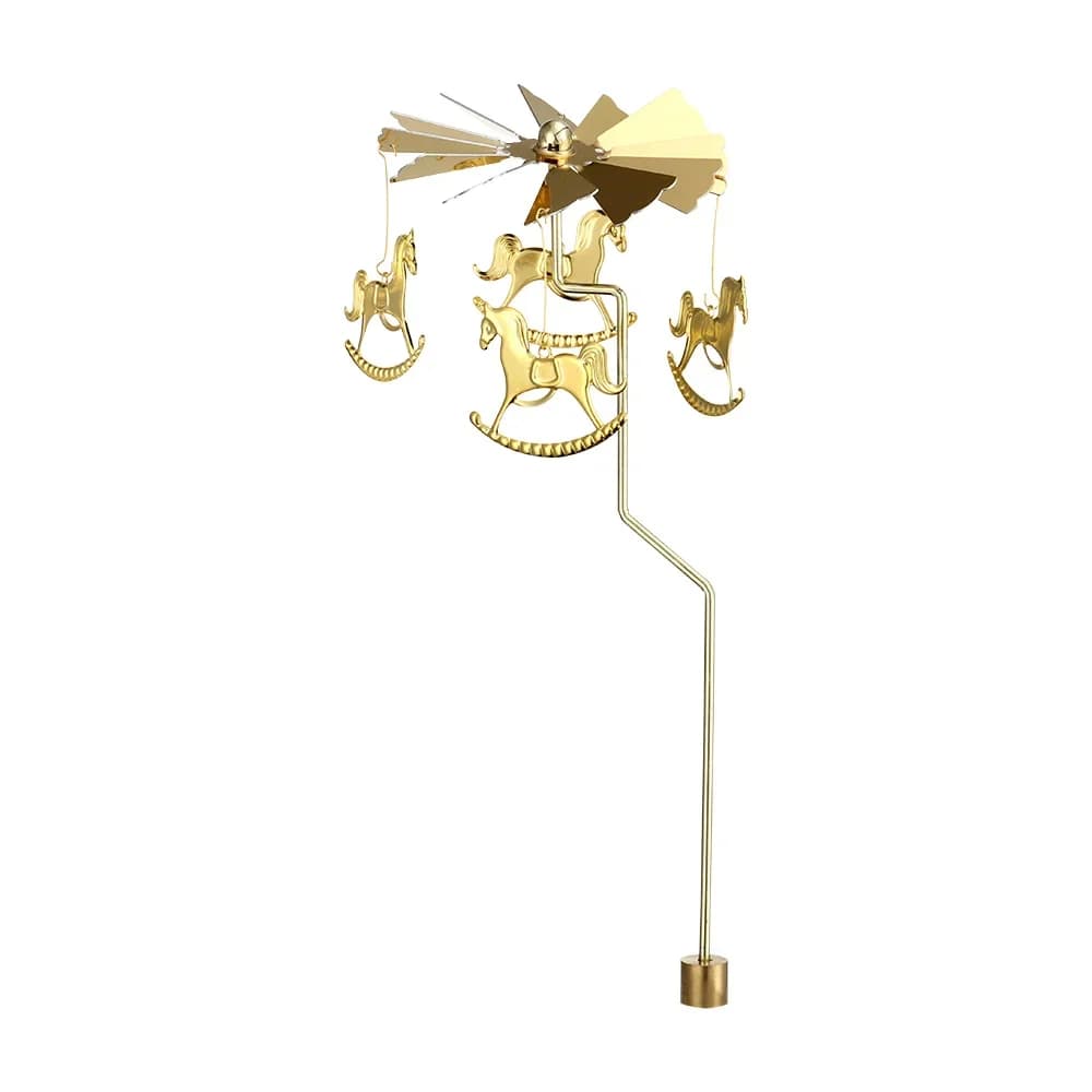 Bougie Spinner nouveau carrousel bougeoir carrousel bougie Spinner pour fête de mariage Festival de 