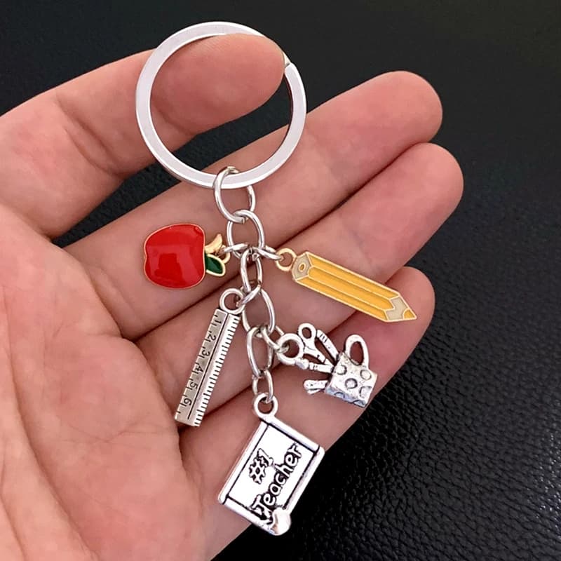 Nouveau porte-clés cadeau pour la journée des enseignants, meilleur cadeau pour enseignant, porte-cl