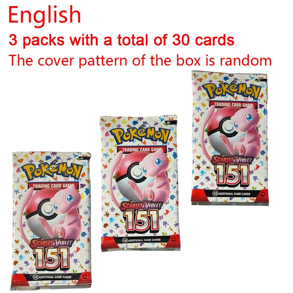 360 pièces carte Pokemon rivales déestinées évolutions prismatiques Violet écarlate 151 PALDEAN angl