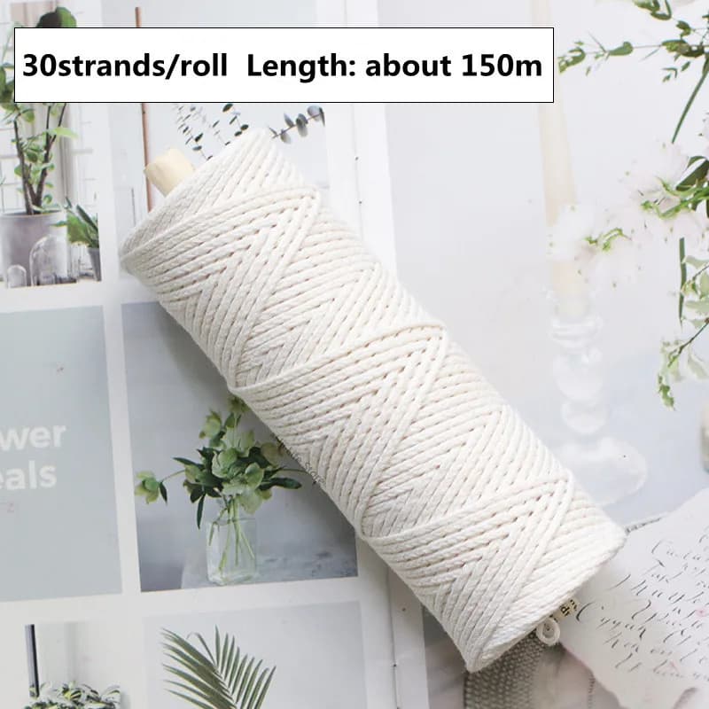 Mèche de bougie tissée en coton, 1 pièce, fournitures de fabrication de bougies faites à la main, mo