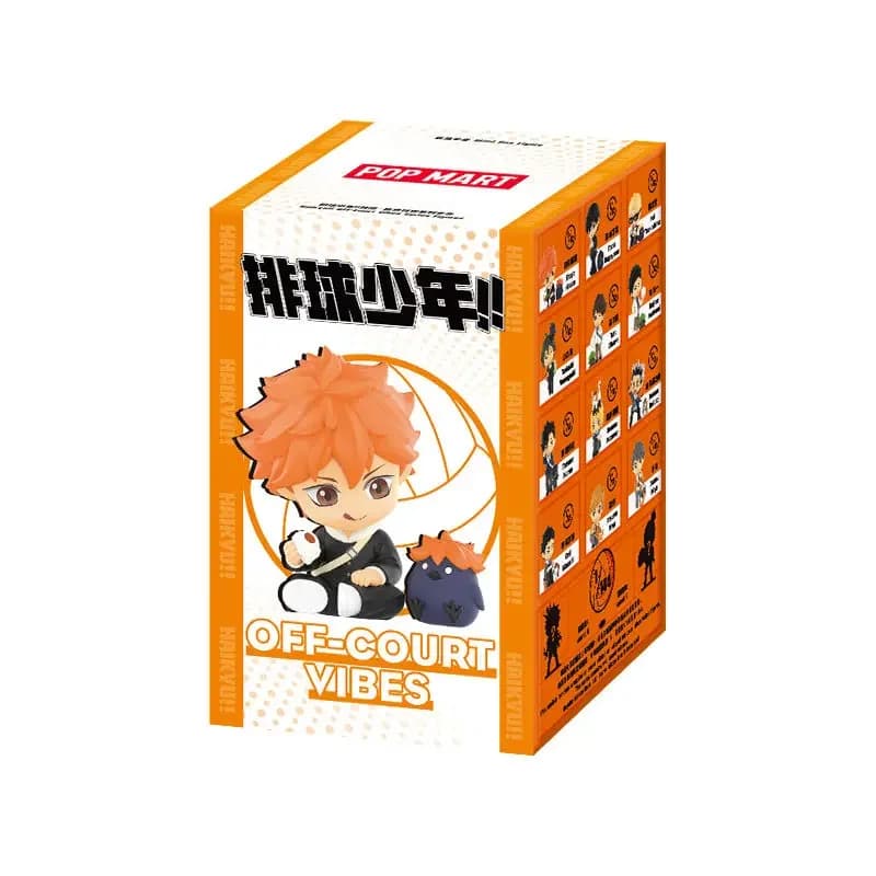 POPMART HAIKYU!! Série OFF-COURT VIBES : Boîte Mystère Blind Box, Figurines Anime Mignonnes, Jouets,