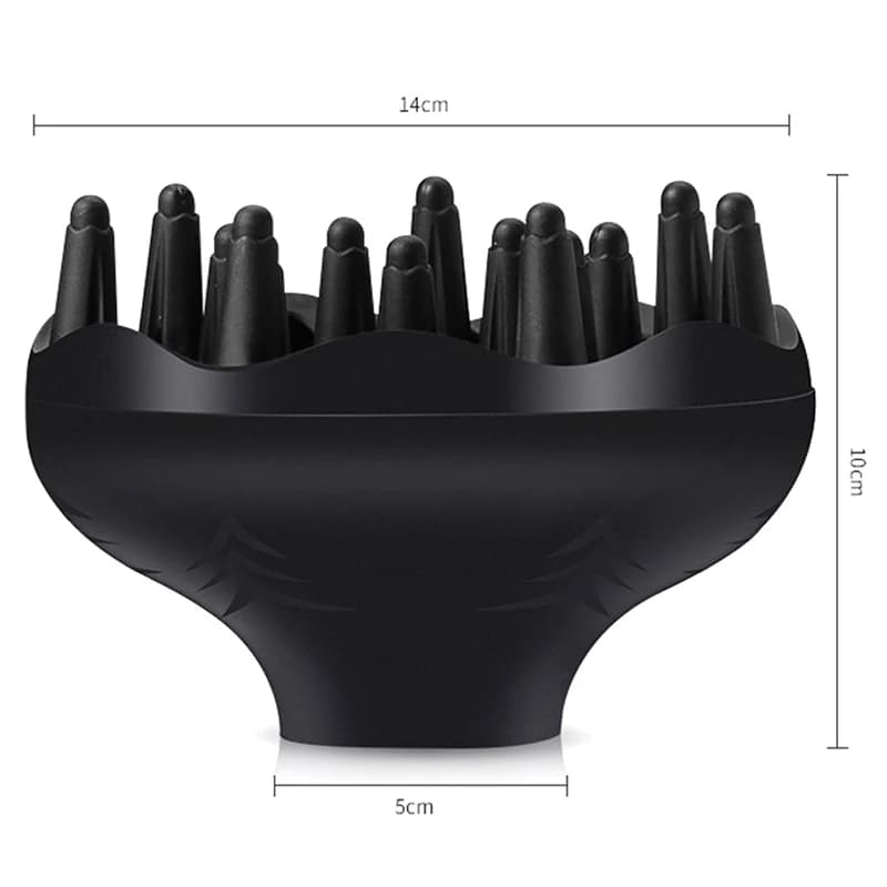 Diffuseur pour cheveux bouclés pour sèche-cheveux, outil de coiffage professionnel, anti-frisottis, 