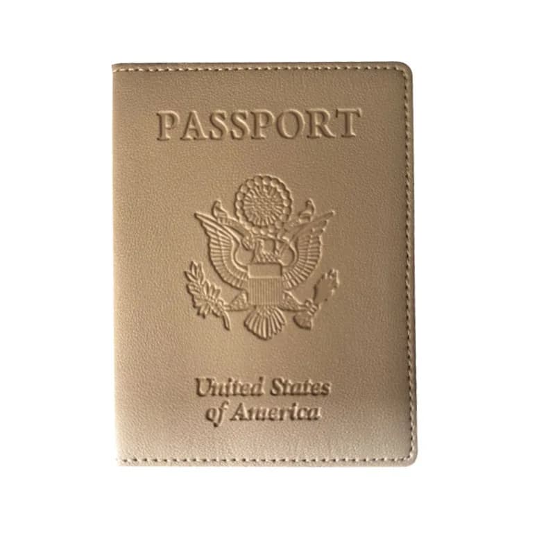Couverture de porte-passeport, portefeuille essentiel de voyage, blocage RFID, étui pour cartes en c