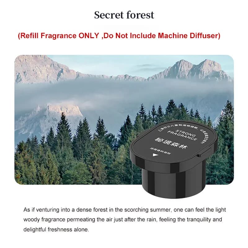 Diffuseur de brume de parfum de désodorisant de voiture intelligent lumière ambiante odeur intérieur
