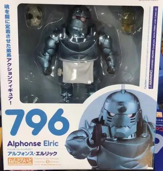 Q version Fullmetal alchimiste Alphonse Elric 796 figurine Anime poupée jouet ornement de bureau cha