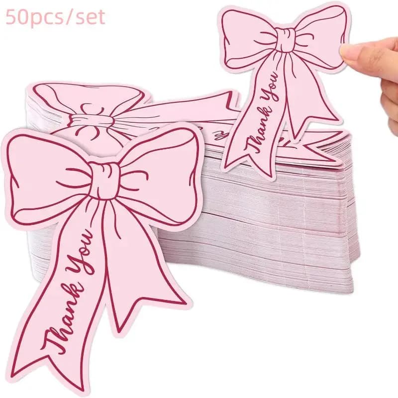 50 pièces de cartes de remerciement miniatures pour les cadeaux de fête de famille, les cadeaux d'an