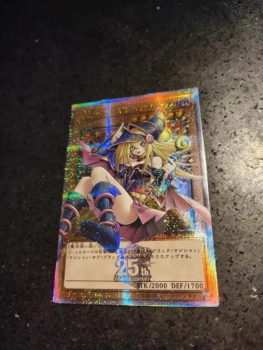 DIY Premium Yu-Gi-Oh! Jeu de cartes à collectionner avec illustratifs Dark Magician Girl et pellicul