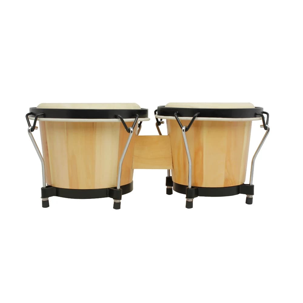 SLADE Bongo-Tambour Double en Bois Massif, Style Jazz Africain, Musique, Peau de Chèvre, Cubain, Por