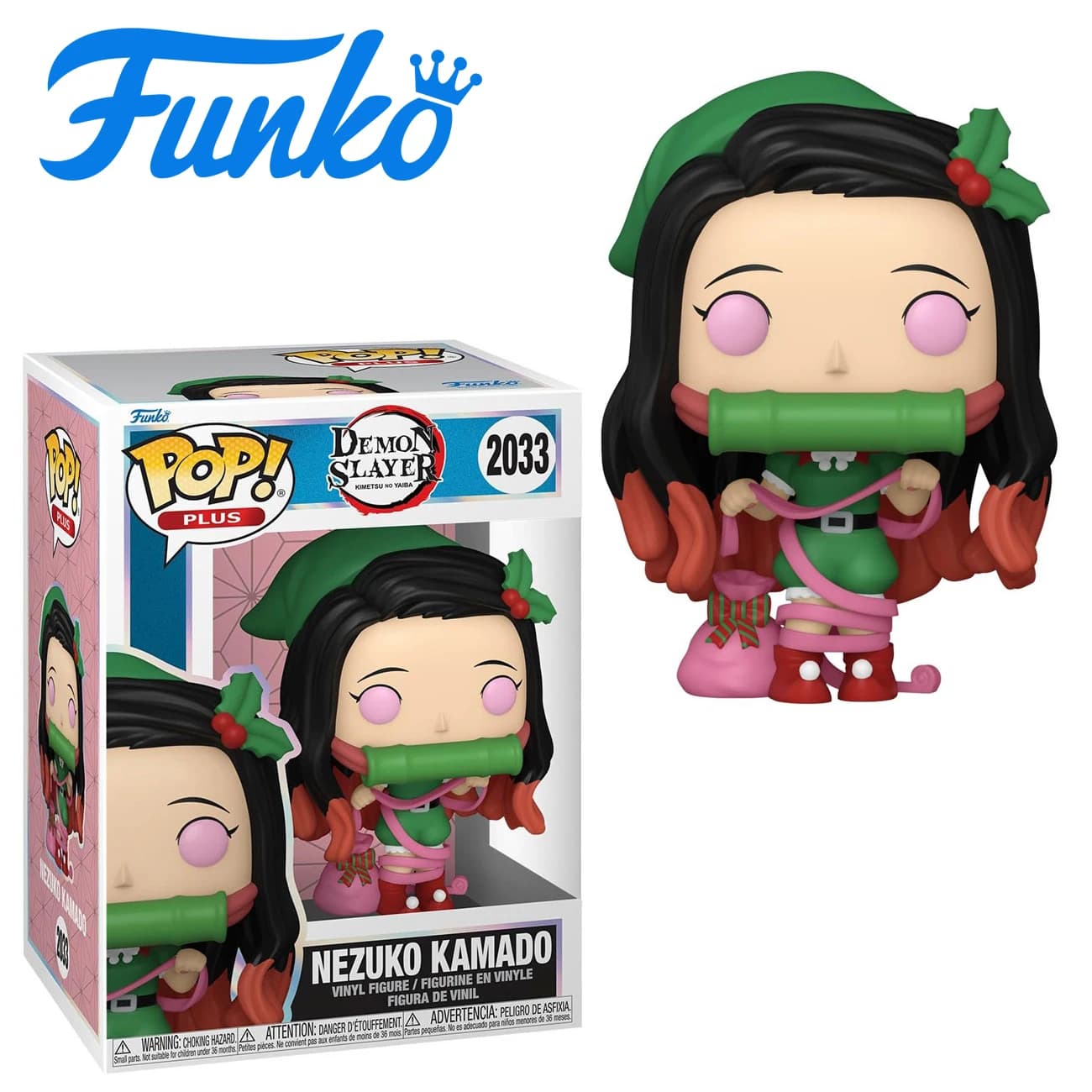 Funko Pop-Demon Slayer- # 2033 - Nezuko - Figurine de personnage d'anime, pour les fans d'anime et l