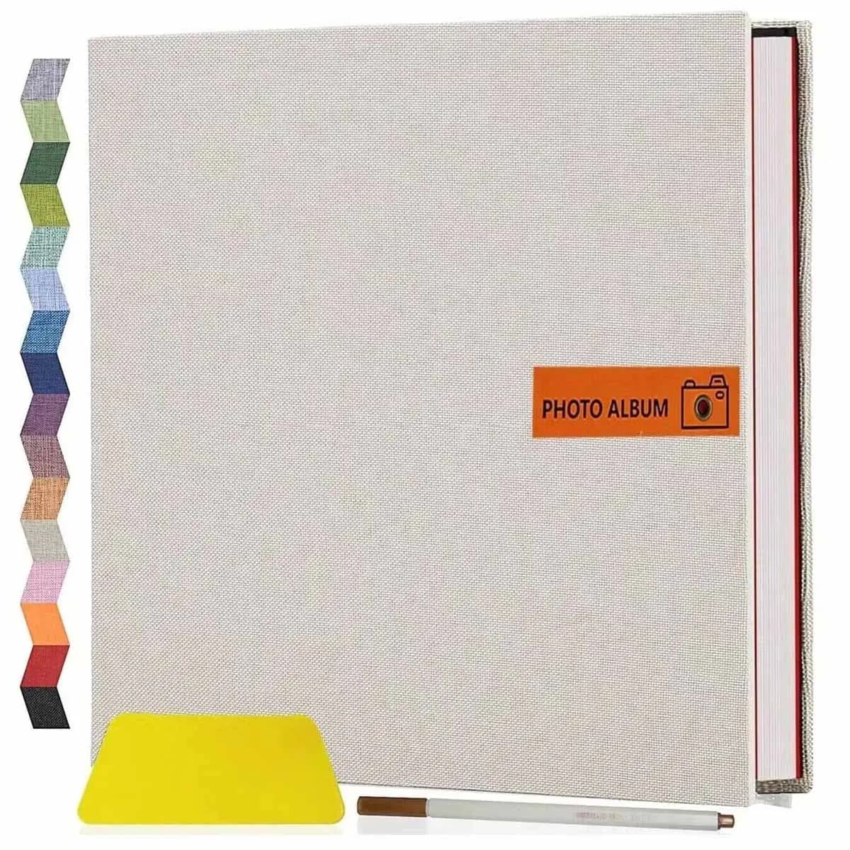 Album photo de grande taille auto-adhésif 4x6 5x7 8x10 album de scrapbooking album de bricolage cade