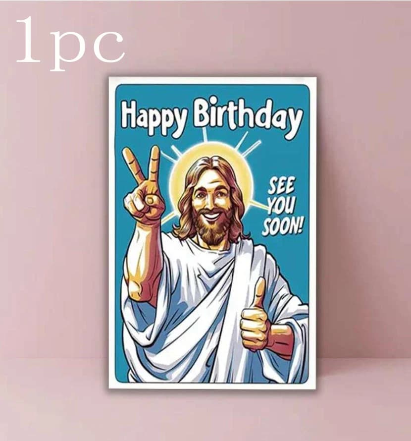 1 carte d'anniversaire créative et amusante, cadeau créatif parfait adapté aux fêtes, Noël, les vaca