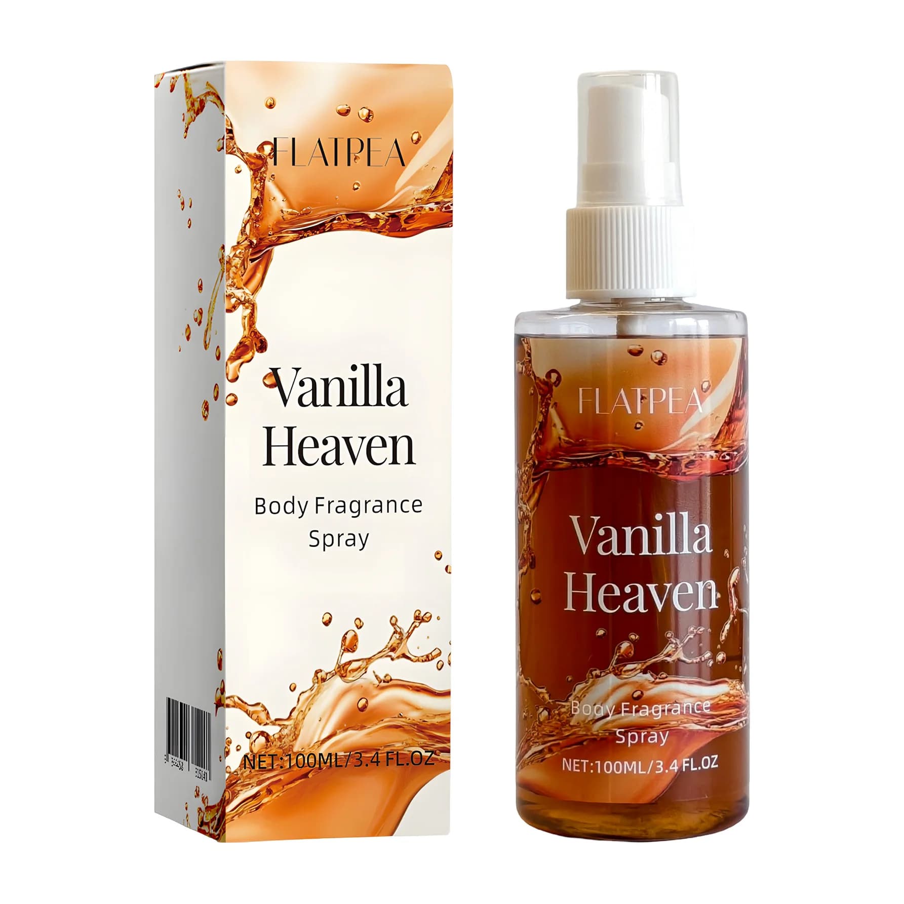 Spray de parfum alimentaire Portable au caramel et vanille, 100ml, désodorisant, cadeau recommandé, 