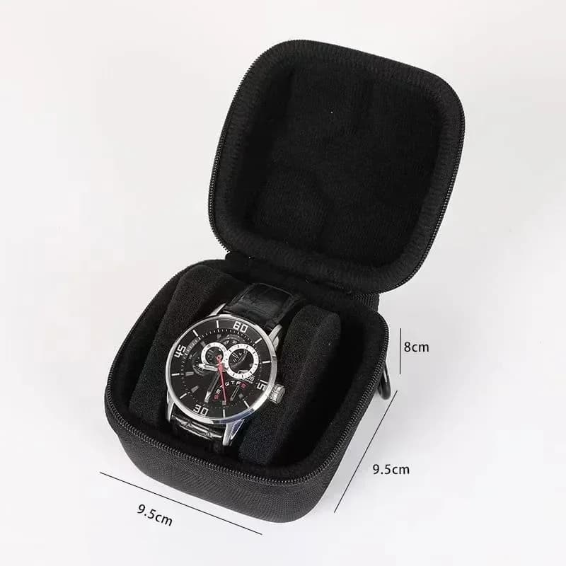 Boîte de montre étui de voyage en rouleau pour 1/2/3/4/5/6 montres stockage montre protecteur organi