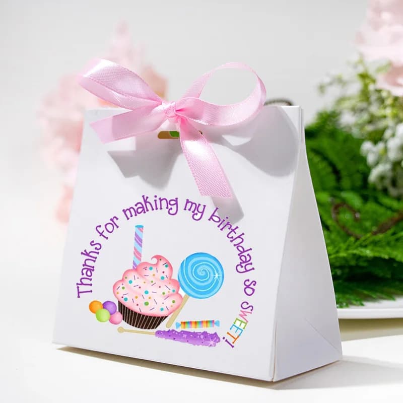 Boîte à bonbons Sweet Shop pour enfant fille, décoration de fête préChristophe, cadeau de bienvenue,
