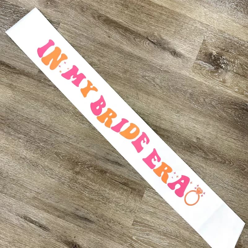 Dans ma mariée époque ceinture future mme Bachelorette poule fête nuptiale douche mariage décoration
