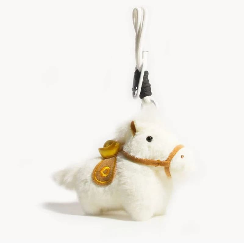 Cadeau idéal pour le Nouvel An, porte-clés mignon en forme de cheval pour le Nouvel An 2026, ornemen