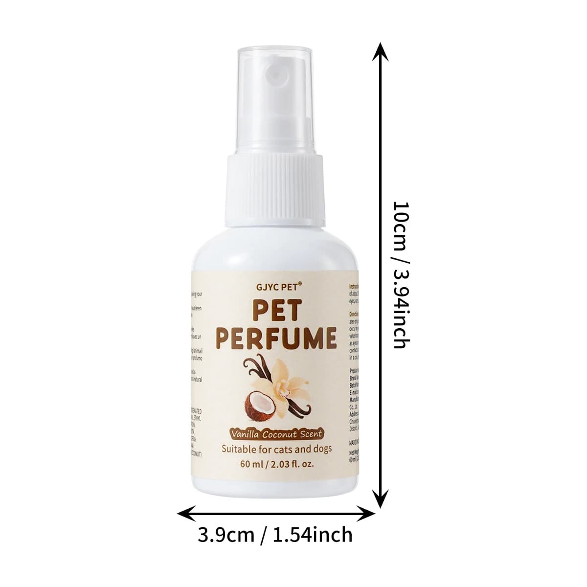 Spray Parfumé pour Chien et Chat, Parfum Fruits Tropicaux, Doux, Naturel, Longue Durée, Éliminateur 
