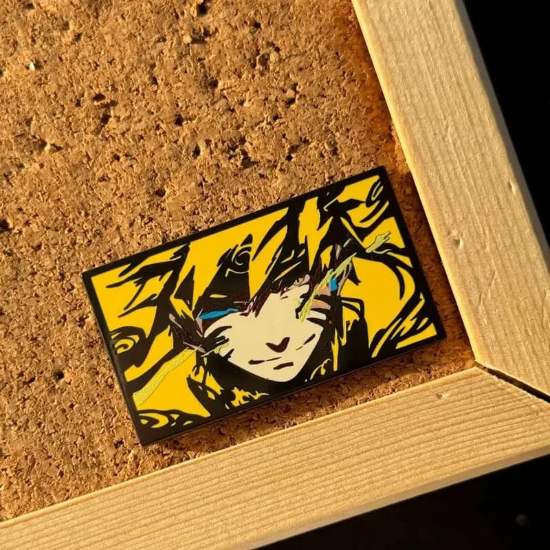 Naruto Uzumaki dessin animé émail broches Ninja broches pour femmes vêtements sac à dos revers Badge