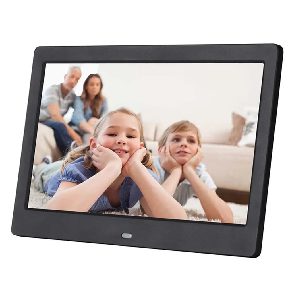 Album Photo Électronique à Écran LED de 10 Pouces, Cadre Numérique LCD de Grande Taille, Lecteur Pub
